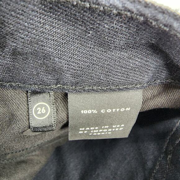 GRLFRND Button Fly Skinny Leg Devon Boyfriend Jean in Late Night Recall Size 26 - Picture 8 of 9